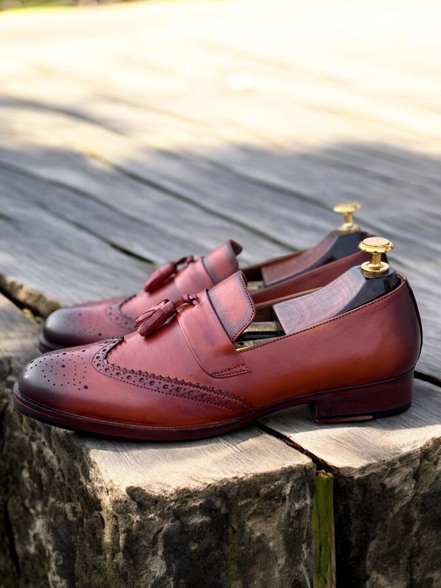 Oxford Regent – Patina Tassel Brogue Loafer