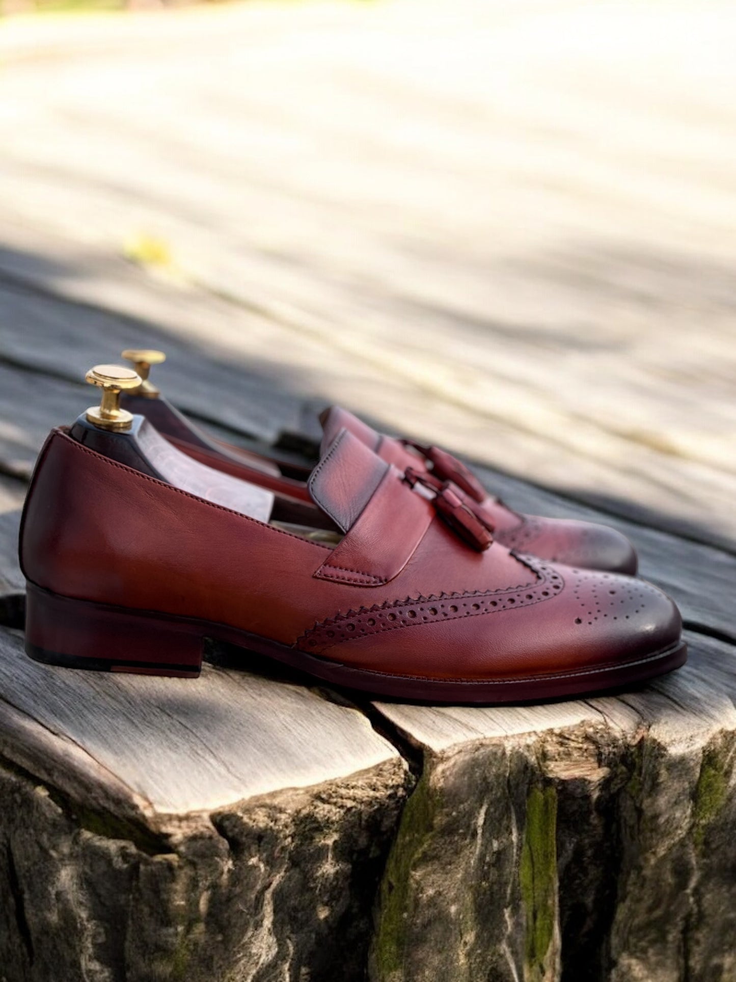 Oxford Regent – Patina Tassel Brogue Loafer