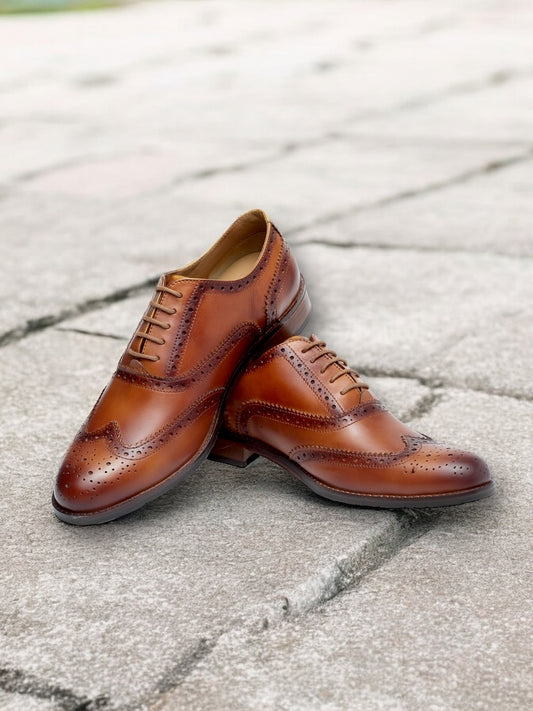 Amber Monarch — Full Brogue Derby