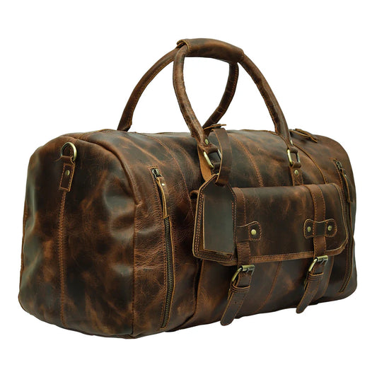 The Voyager – Leather Duffel Bag