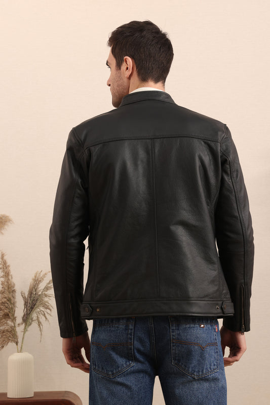 Nightstride – Leather Racer Jacket
