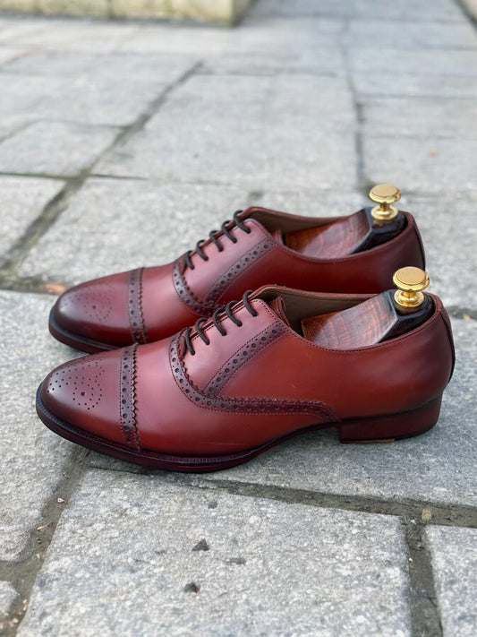 Auburn Bastion — Quarter Brogue Oxford