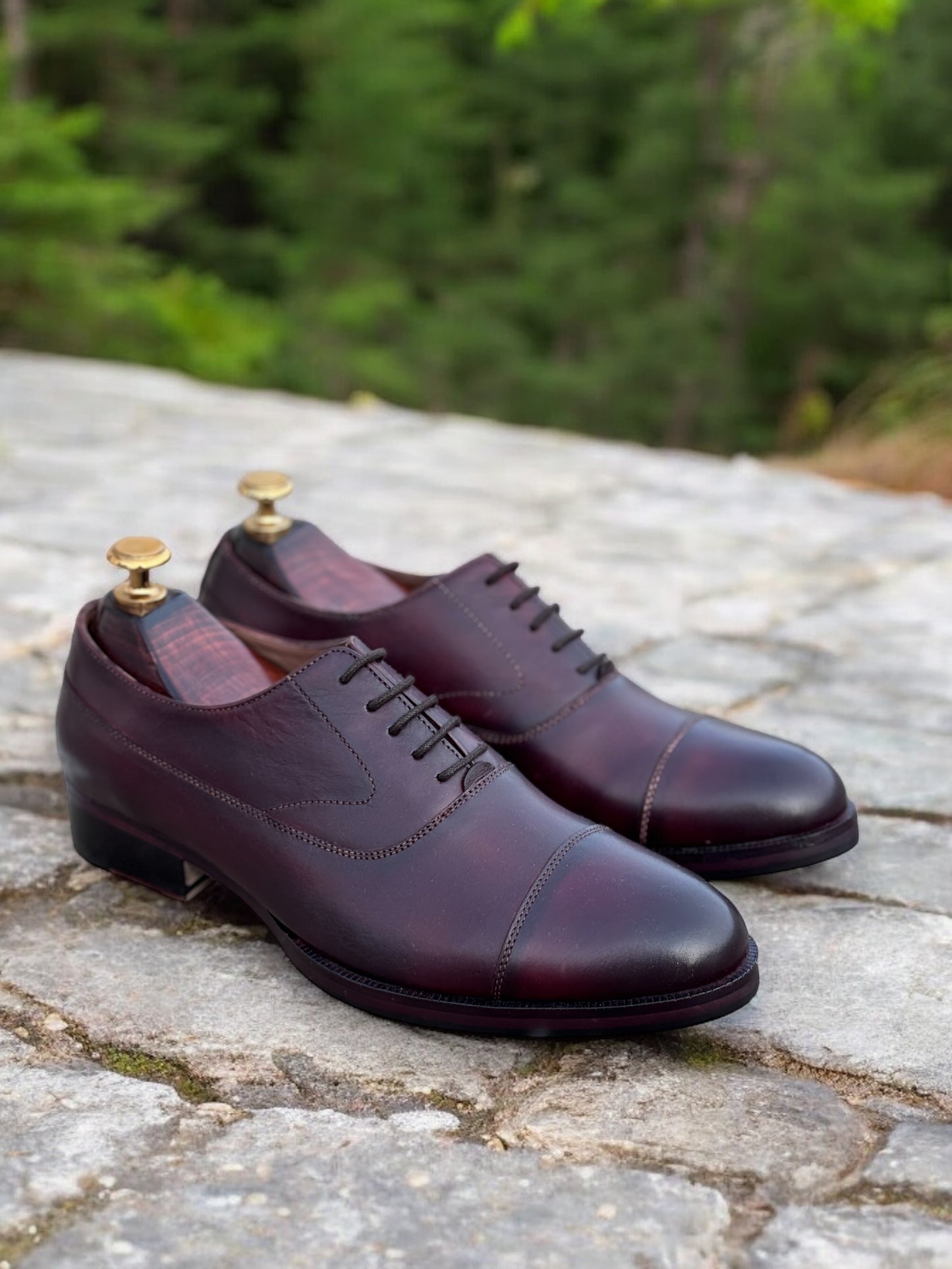 Bordeaux Lineage – Cap Toe Leather Oxford