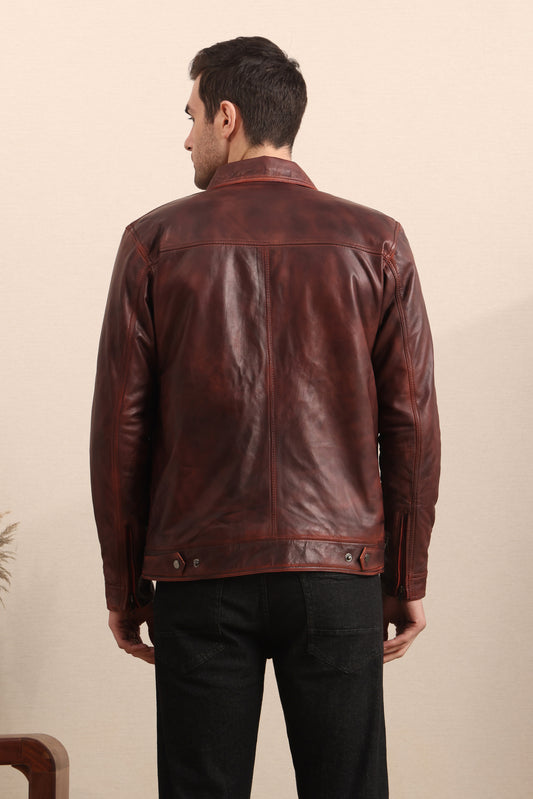 Russet Trail – Leather Utility Jacket