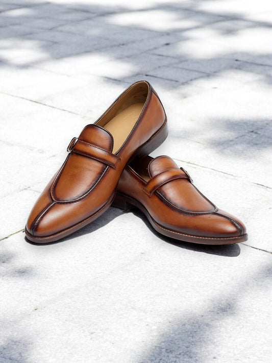 Goldmere Bit – Buckled Leather Loafers
