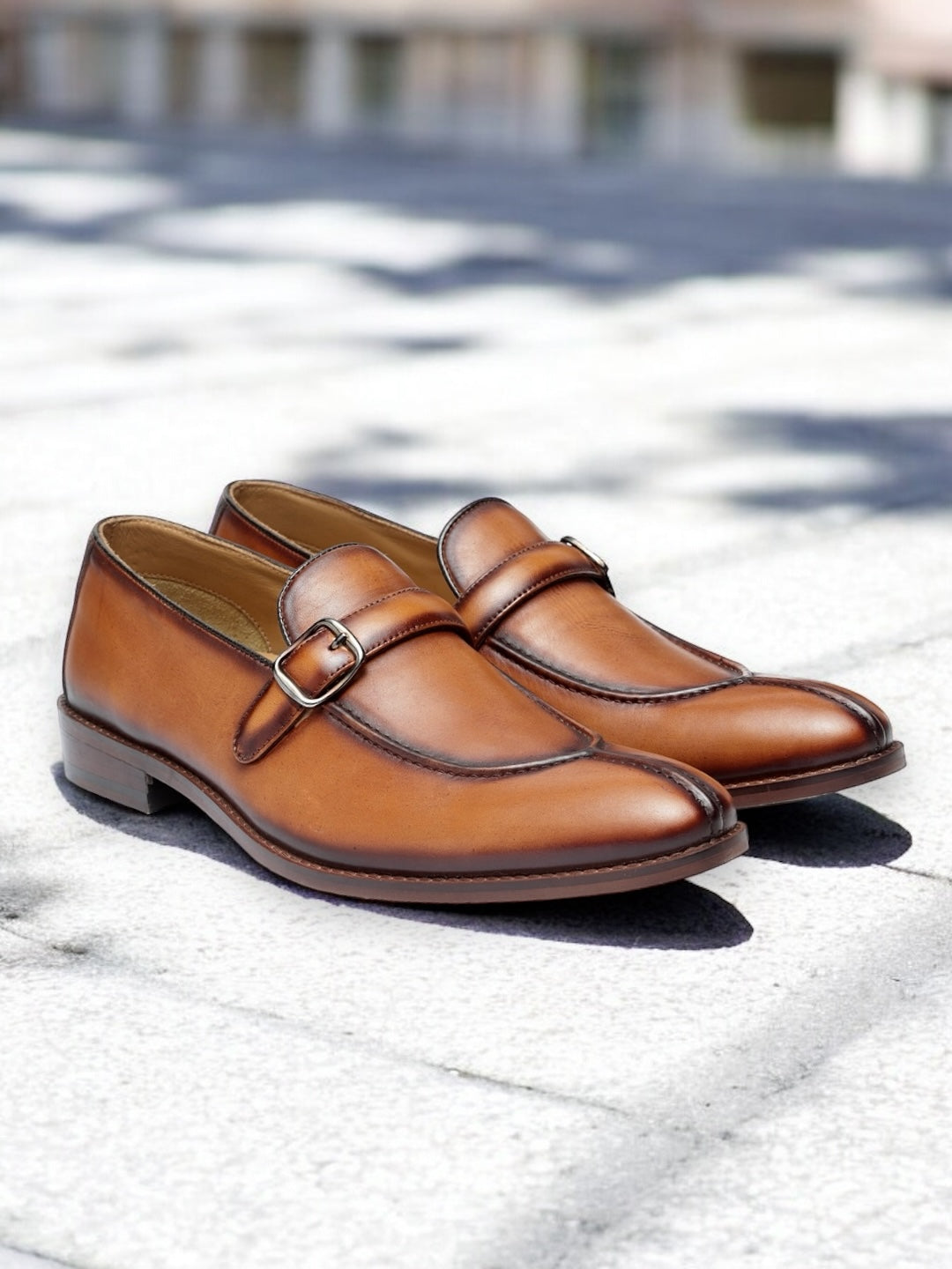 Goldmere Bit – Buckled Leather Loafers