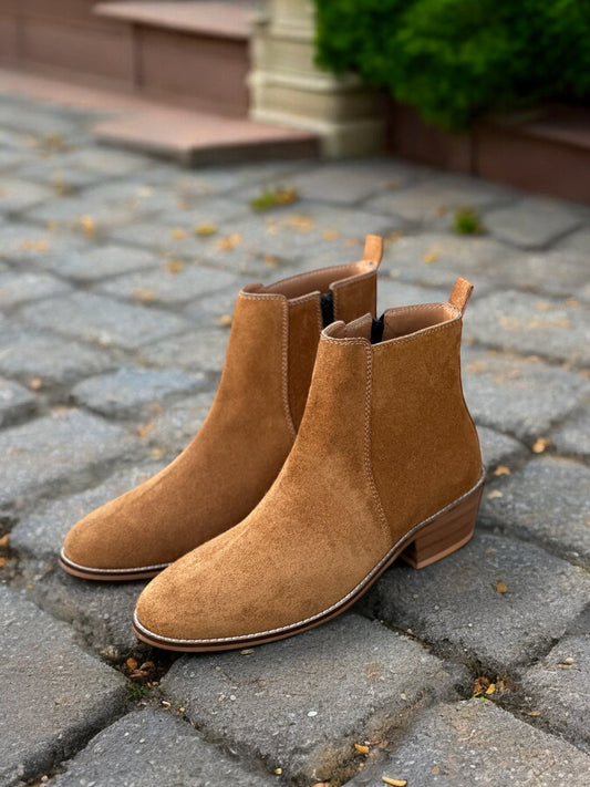 Sahara Regent – Classic Tan Suede Chelsea Boots