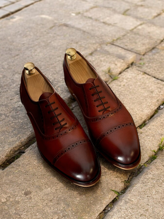 Henley Duke – Quarter Brogue Leather Oxford