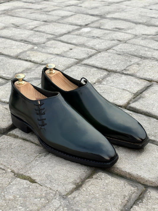 Midnight Opera – Glossed Leather Loafers