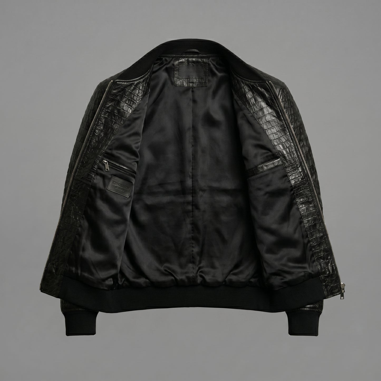 THE ONYX CROC BOMBER