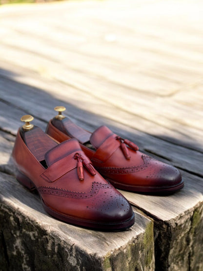 Oxford Regent – Patina Tassel Brogue Loafer