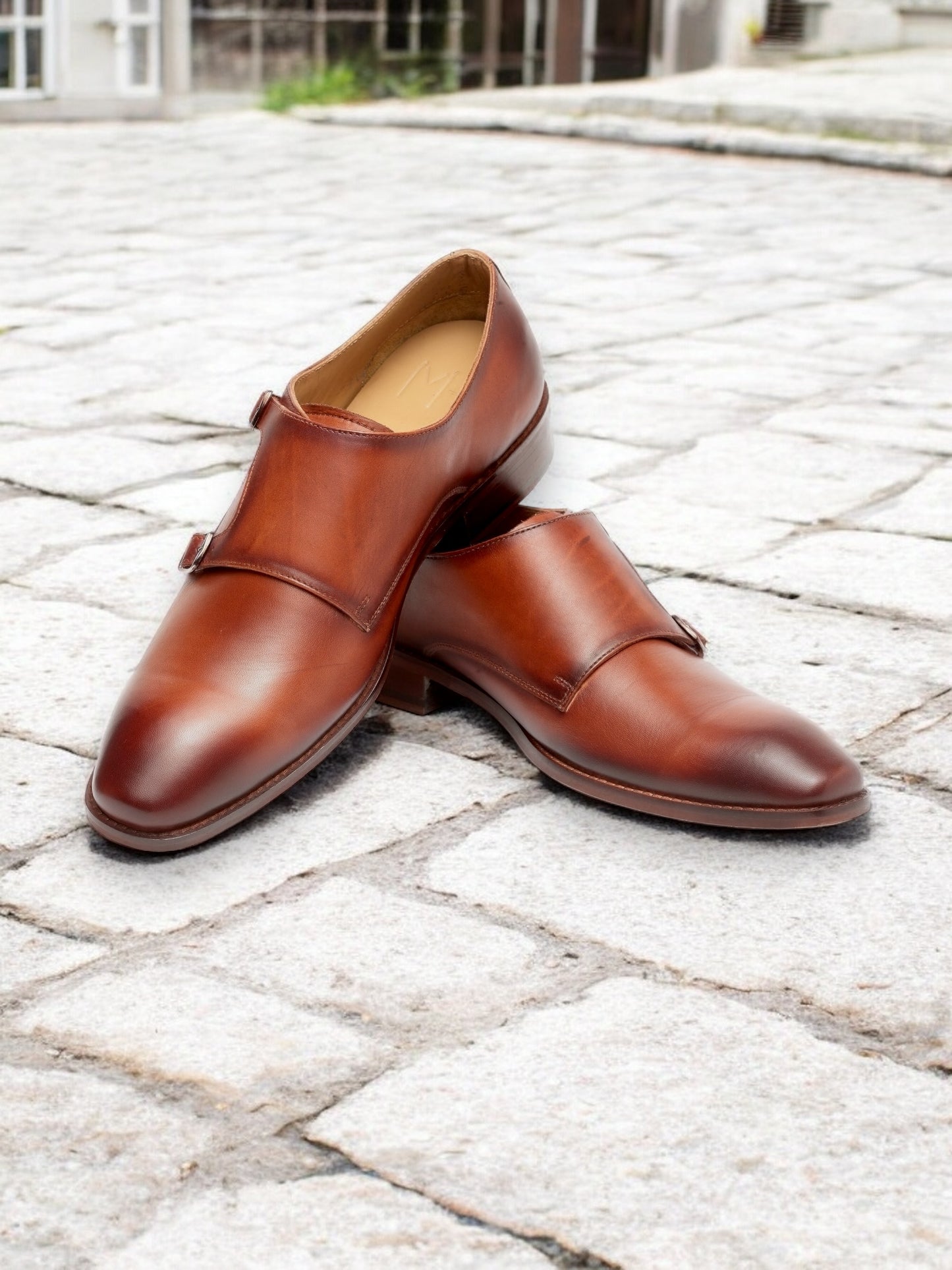 Tuscan Monarch – Double Monk Strap Leather Shoe