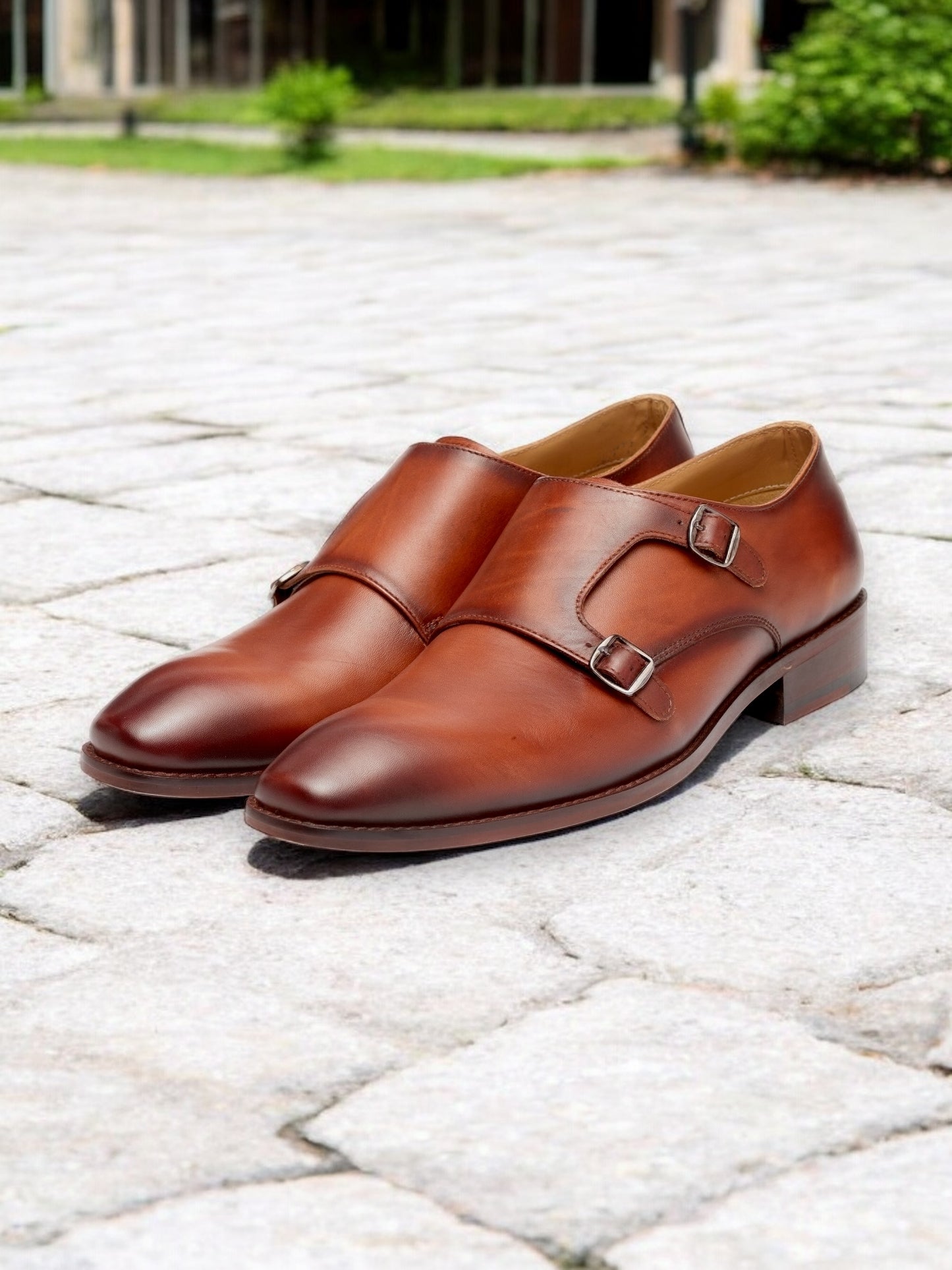 Tuscan Monarch – Double Monk Strap Leather Shoe