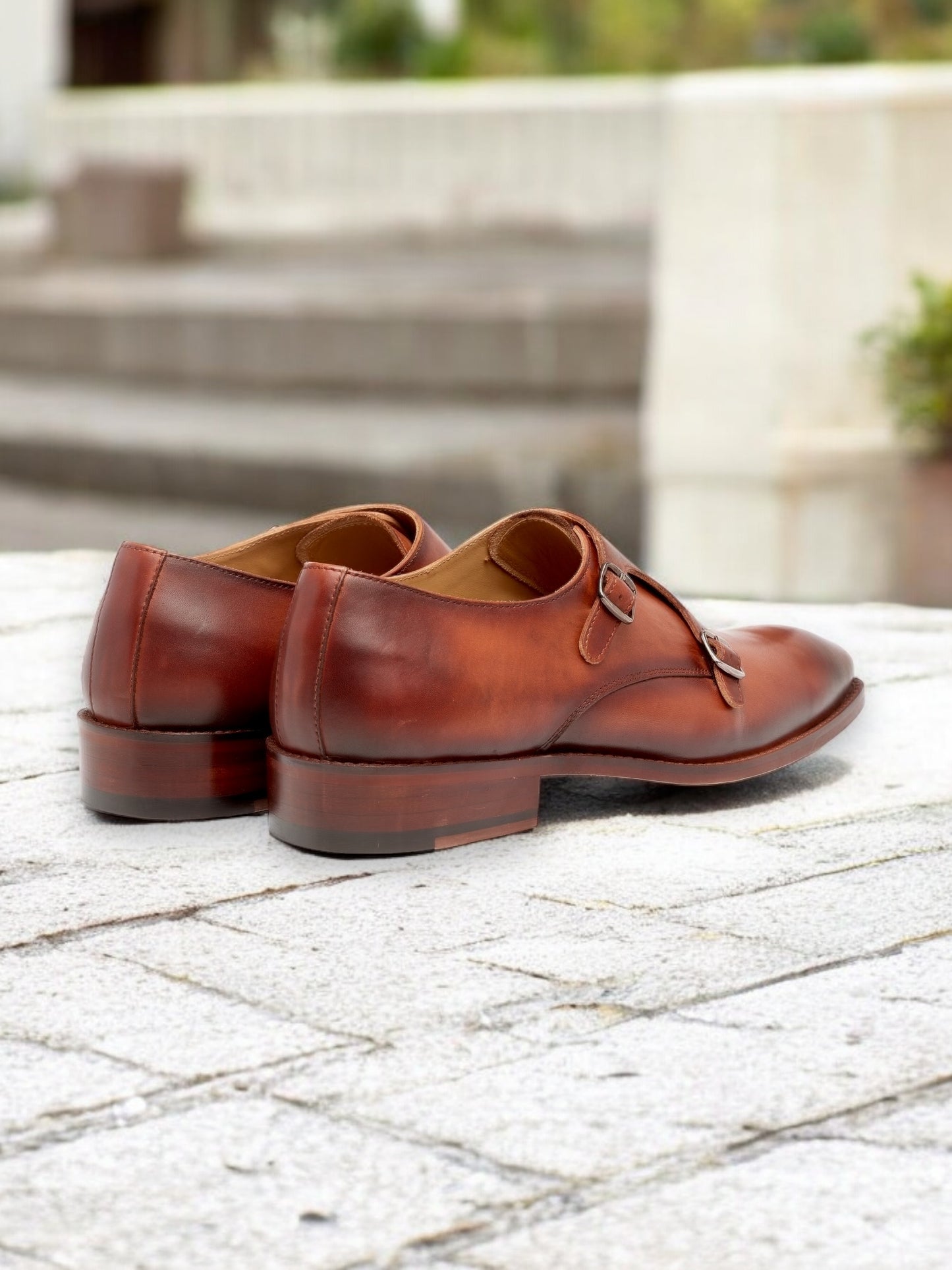 Tuscan Monarch – Double Monk Strap Leather Shoe