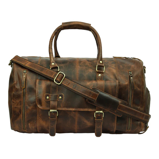 The Voyager – Leather Duffel Bag
