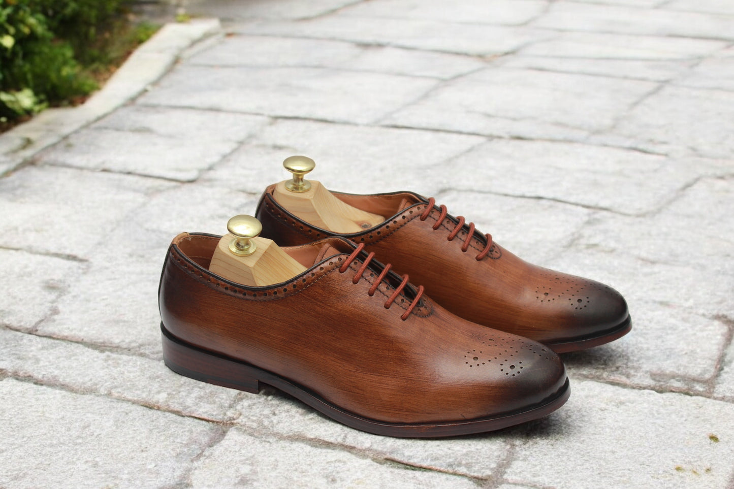 Baron Oak — Patina Wholecut Oxford