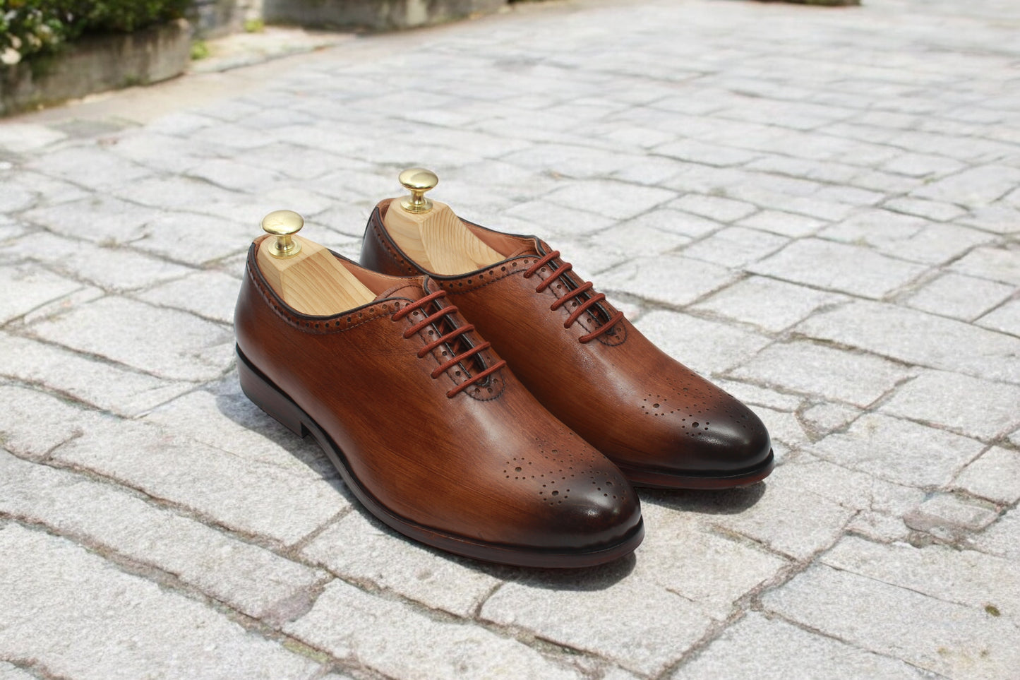 Baron Oak — Patina Wholecut Oxford