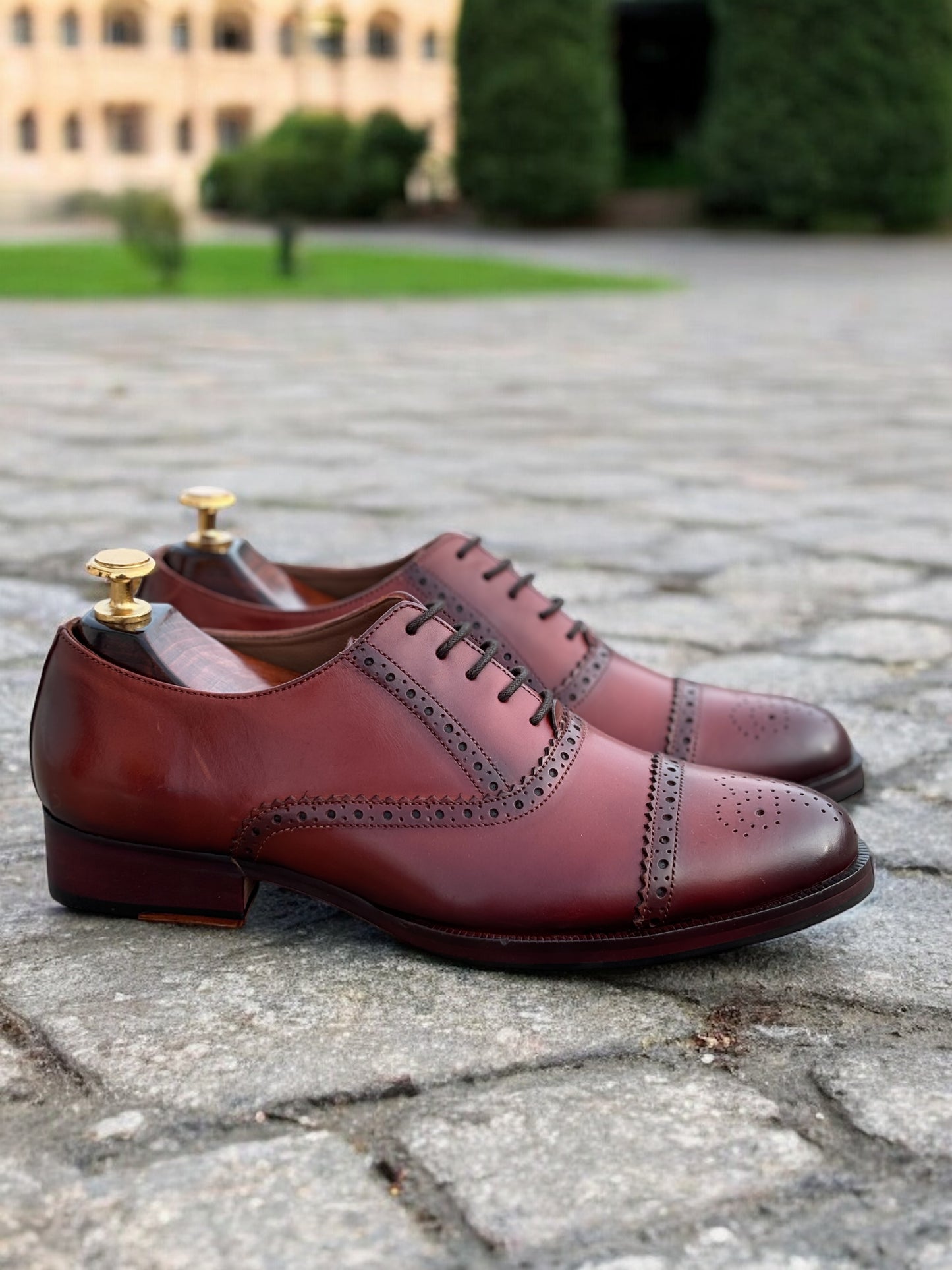 Auburn Bastion — Quarter Brogue Oxford