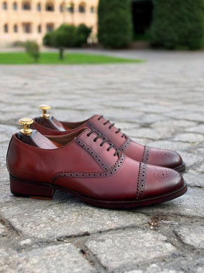 Auburn Bastion — Quarter Brogue Oxford