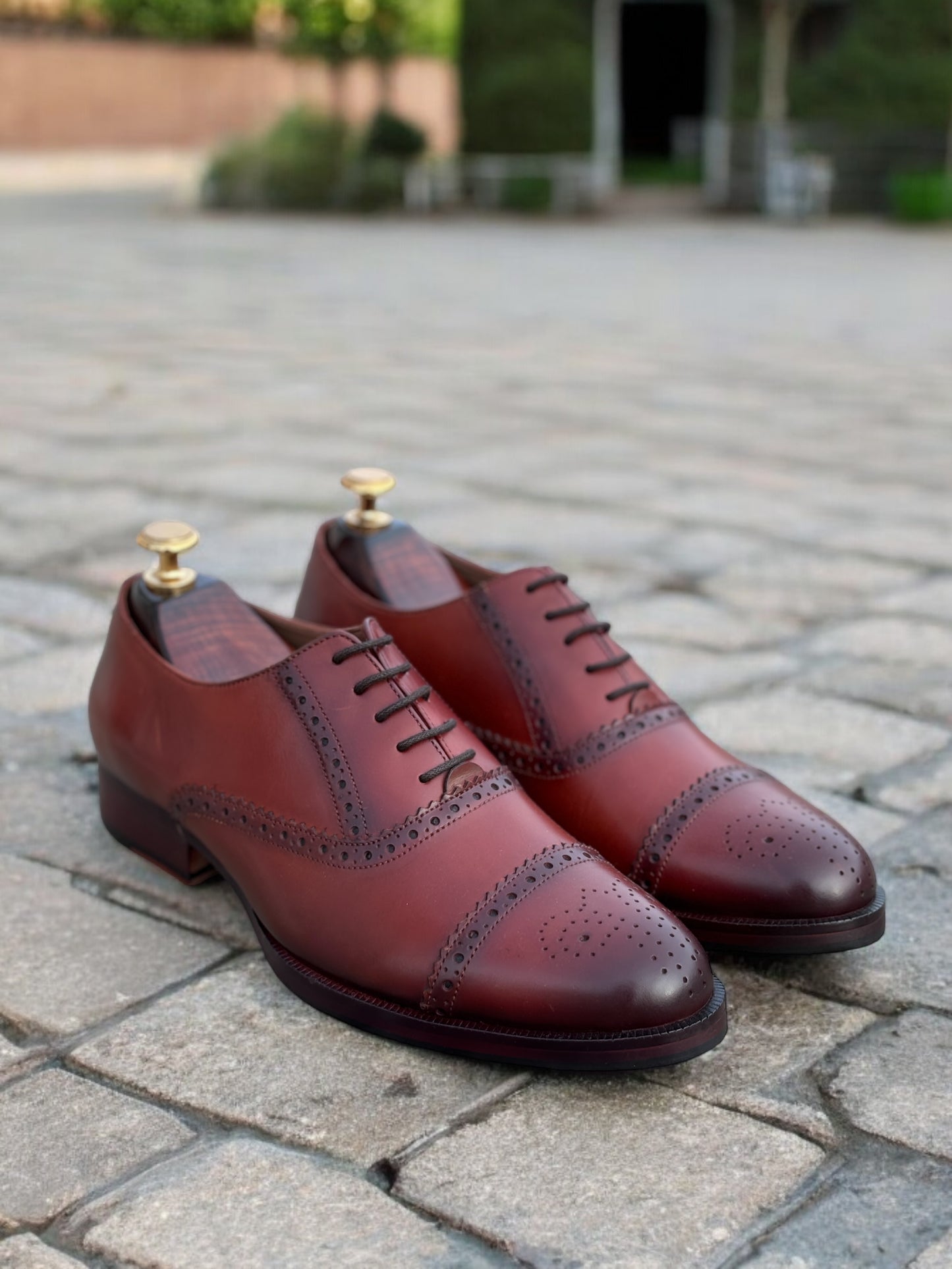 Auburn Bastion — Quarter Brogue Oxford