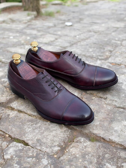 Bordeaux Lineage – Cap Toe Leather Oxford