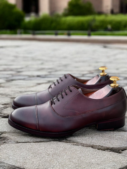 Bordeaux Lineage – Cap Toe Leather Oxford