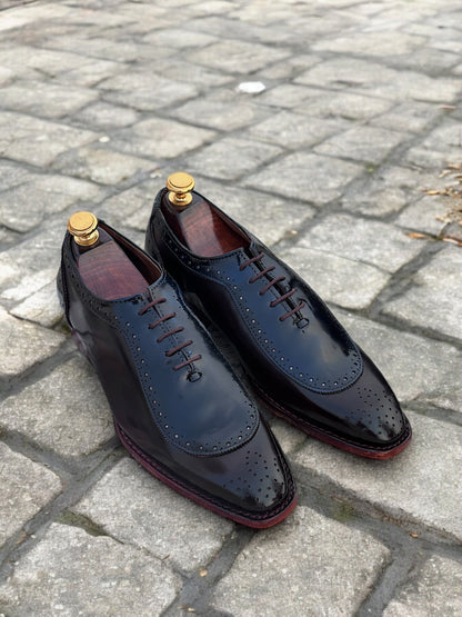 Noble Azure – Patina Leather Wingtip Oxford