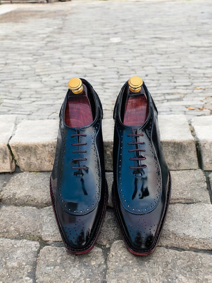 Noble Azure – Patina Leather Wingtip Oxford