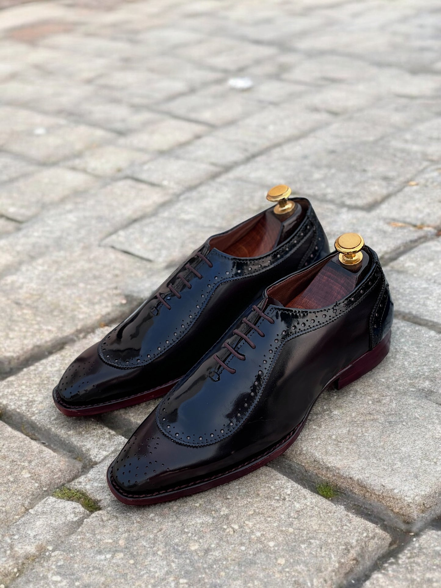 Noble Azure – Patina Leather Wingtip Oxford