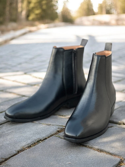 Raven Vanguard – Black Leather Chelsea Boots