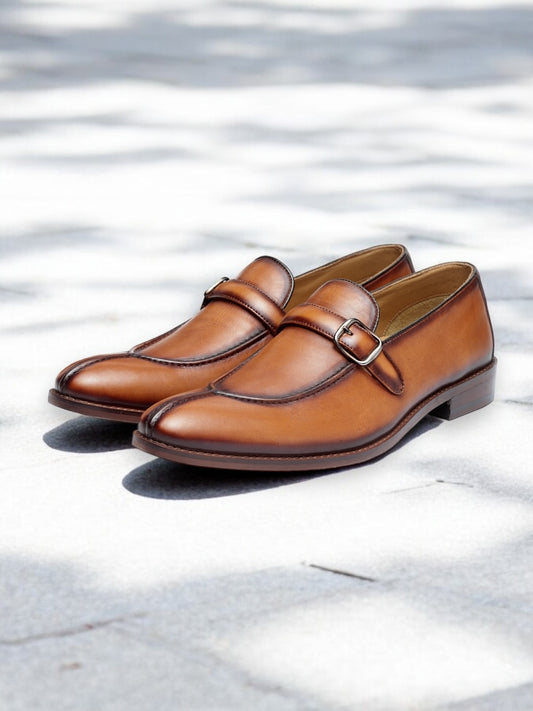Goldmere Bit – Buckled Leather Loafers