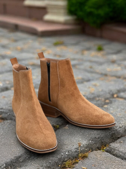 Sahara Regent – Classic Tan Suede Chelsea Boots