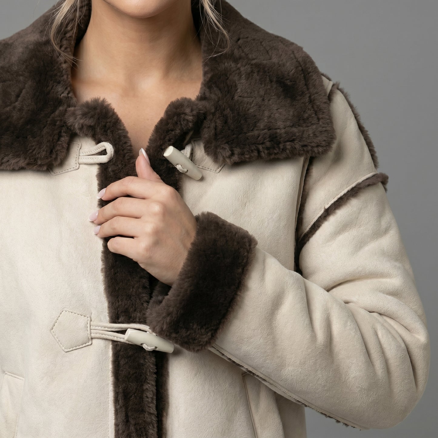 THE ALPINE SHEARLING TOGGLE