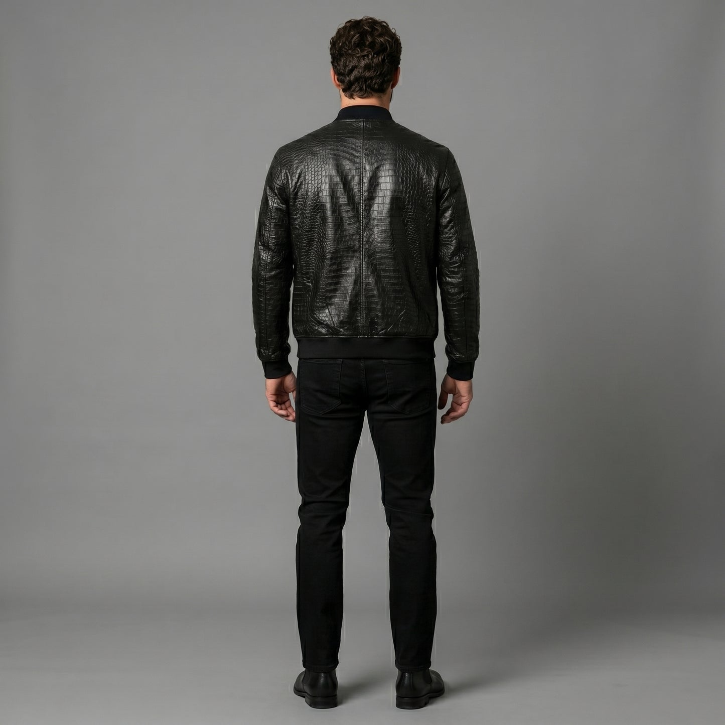 THE ONYX CROC BOMBER