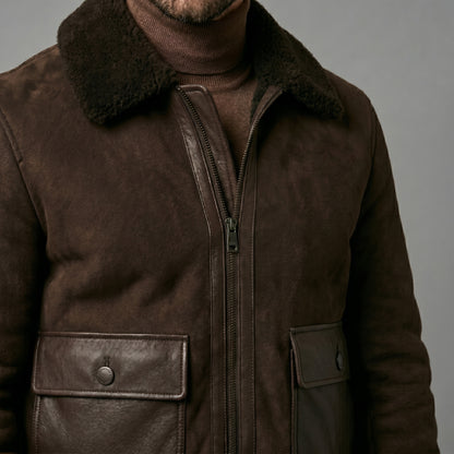 THE ESPRESSO SUEDE AVIATOR