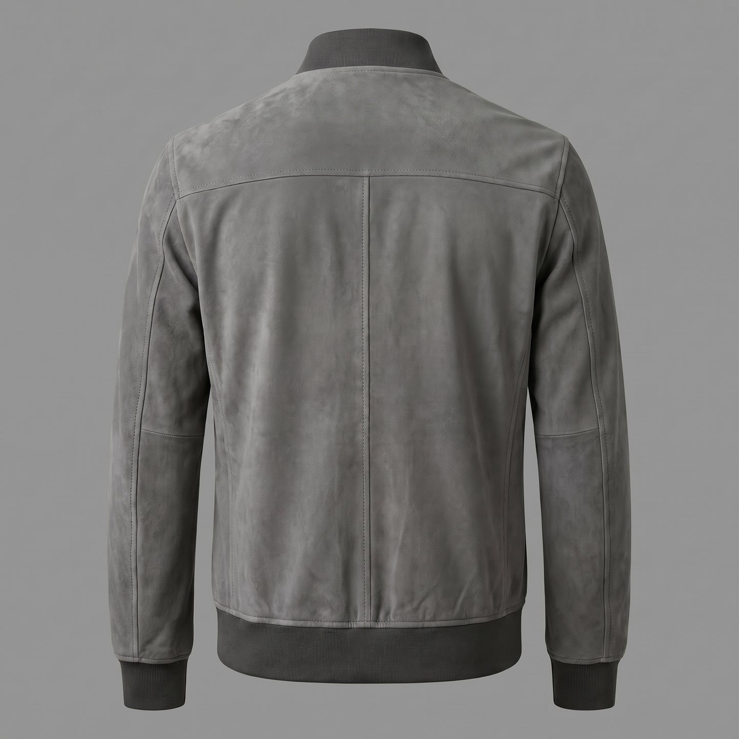 THE SLATE SUEDE BOMBER