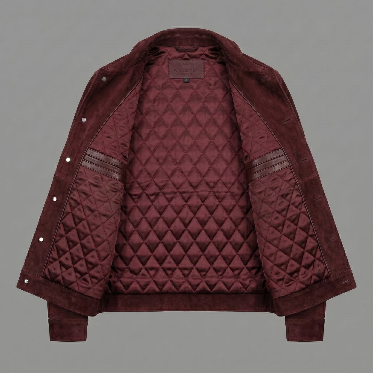 The Oxblood Suede Trucker