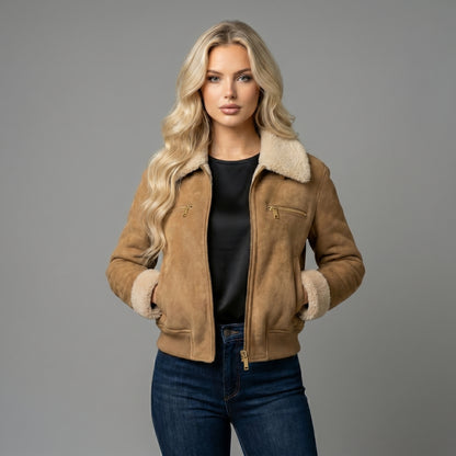 THE CAMEL SUEDE AVIATOR