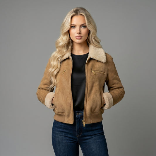 THE CAMEL SUEDE AVIATOR