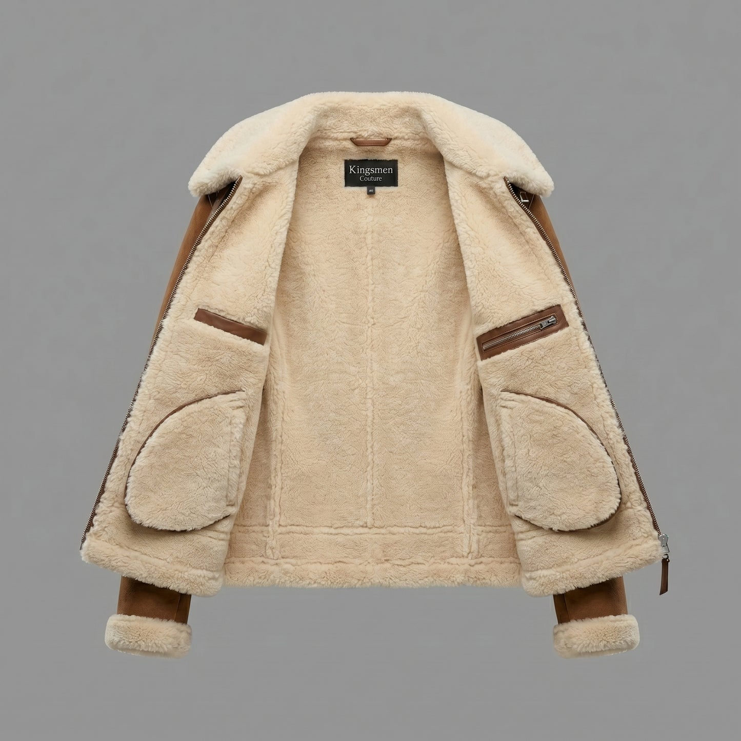 The Cognac Shearling Aviator