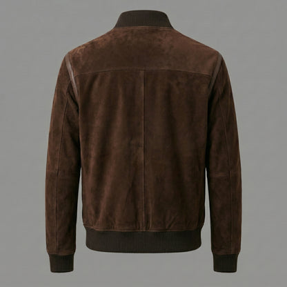 THE UMBER SUEDE BOMBER