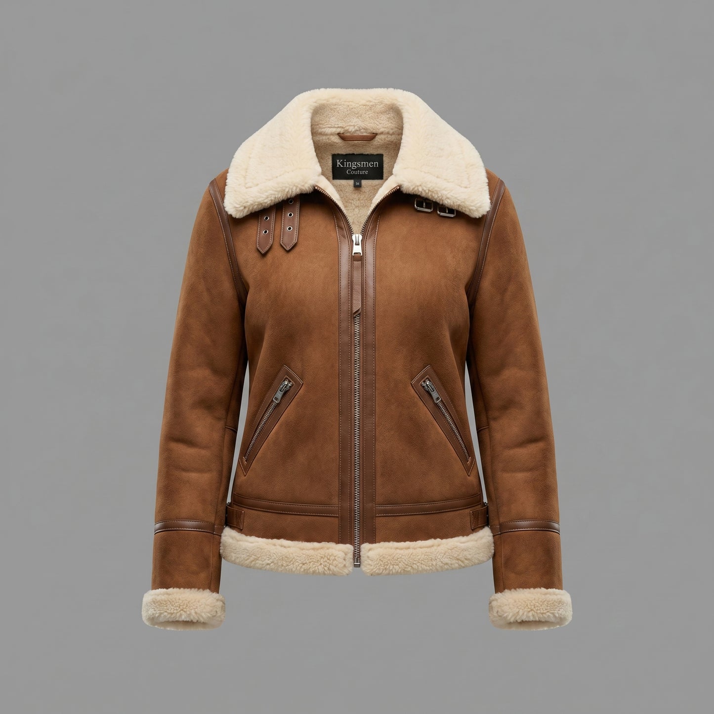 The Cognac Shearling Aviator
