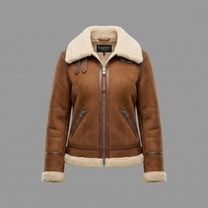 The Cognac Shearling Aviator