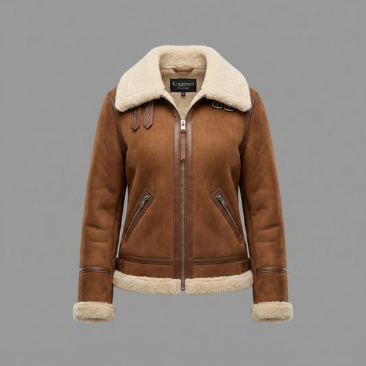 The Cognac Shearling Aviator
