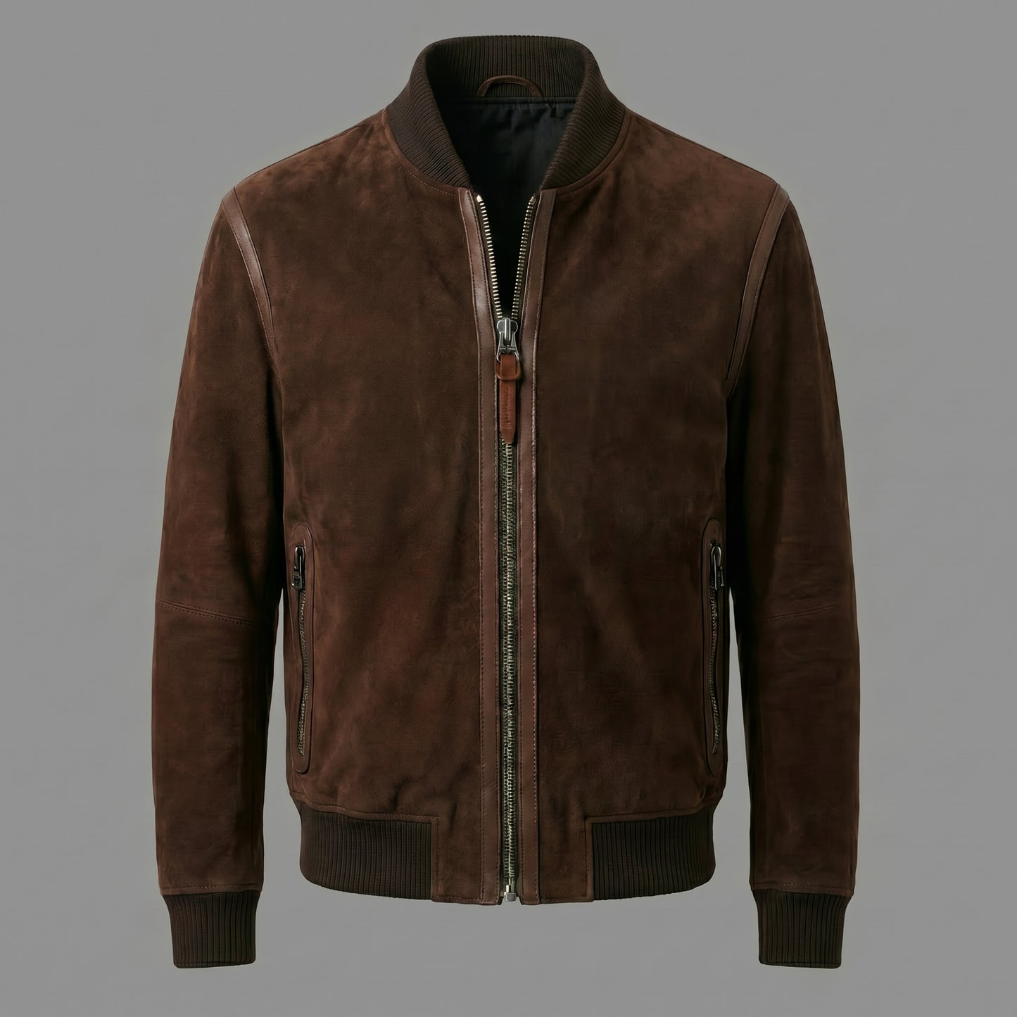 THE UMBER SUEDE BOMBER