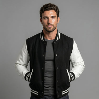 The Monochrome Varsity Bomber