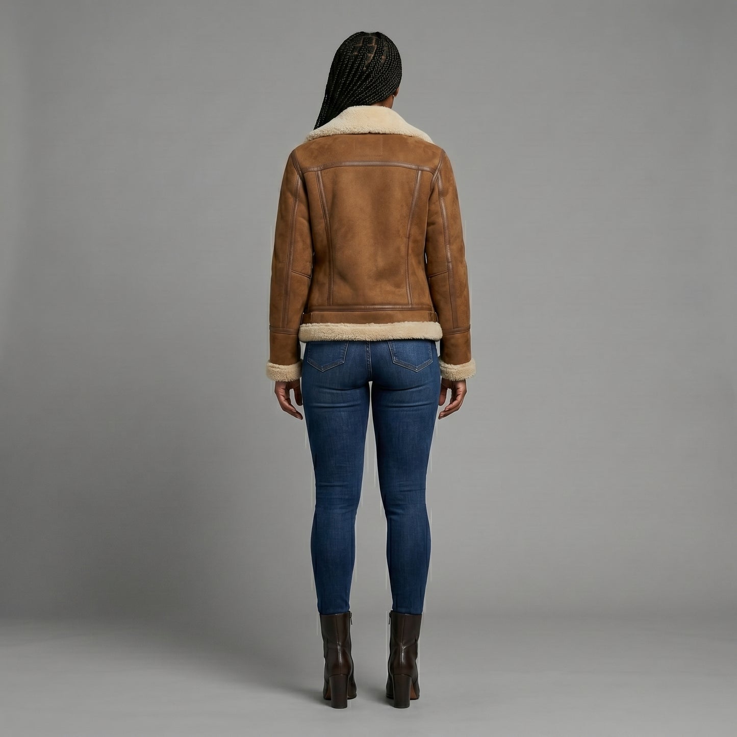 The Cognac Shearling Aviator