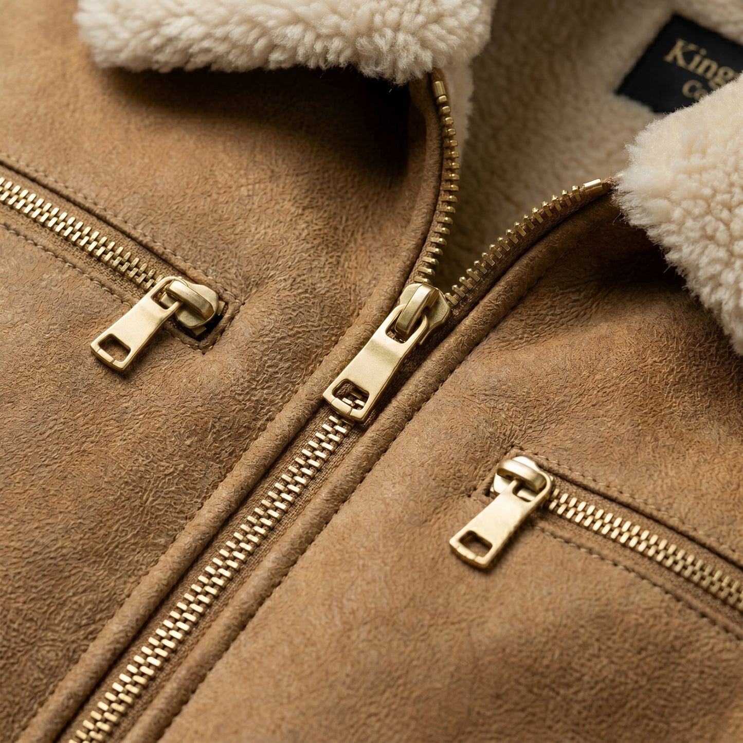 THE CAMEL SUEDE AVIATOR