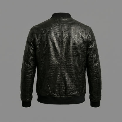 THE ONYX CROC BOMBER
