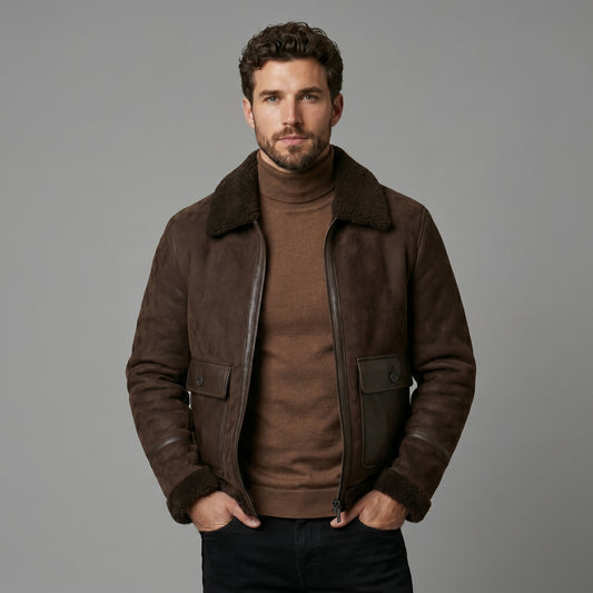 THE ESPRESSO SUEDE AVIATOR